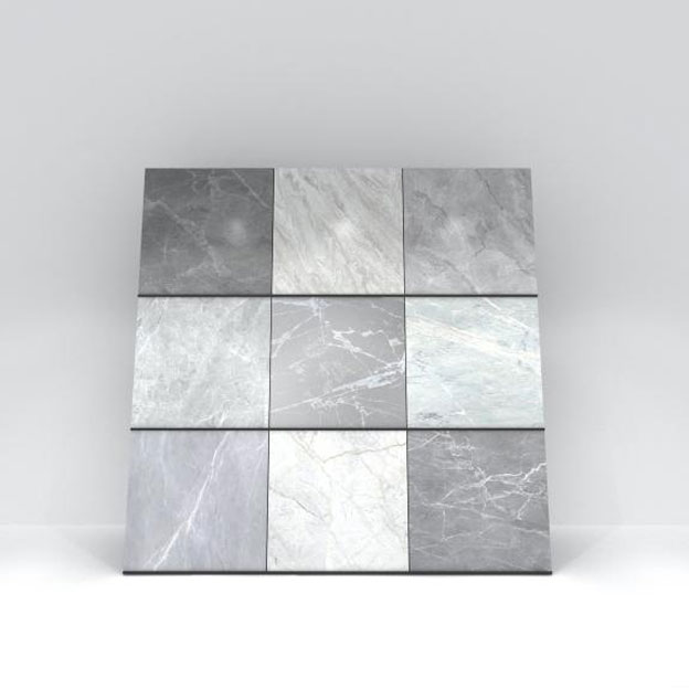 Tile Stone näyte messujen esittelytelineet